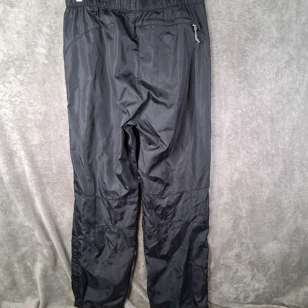 The North Face Antora Rain Pants Men Size Medium Black Relaxed Fit Ankle Zip
